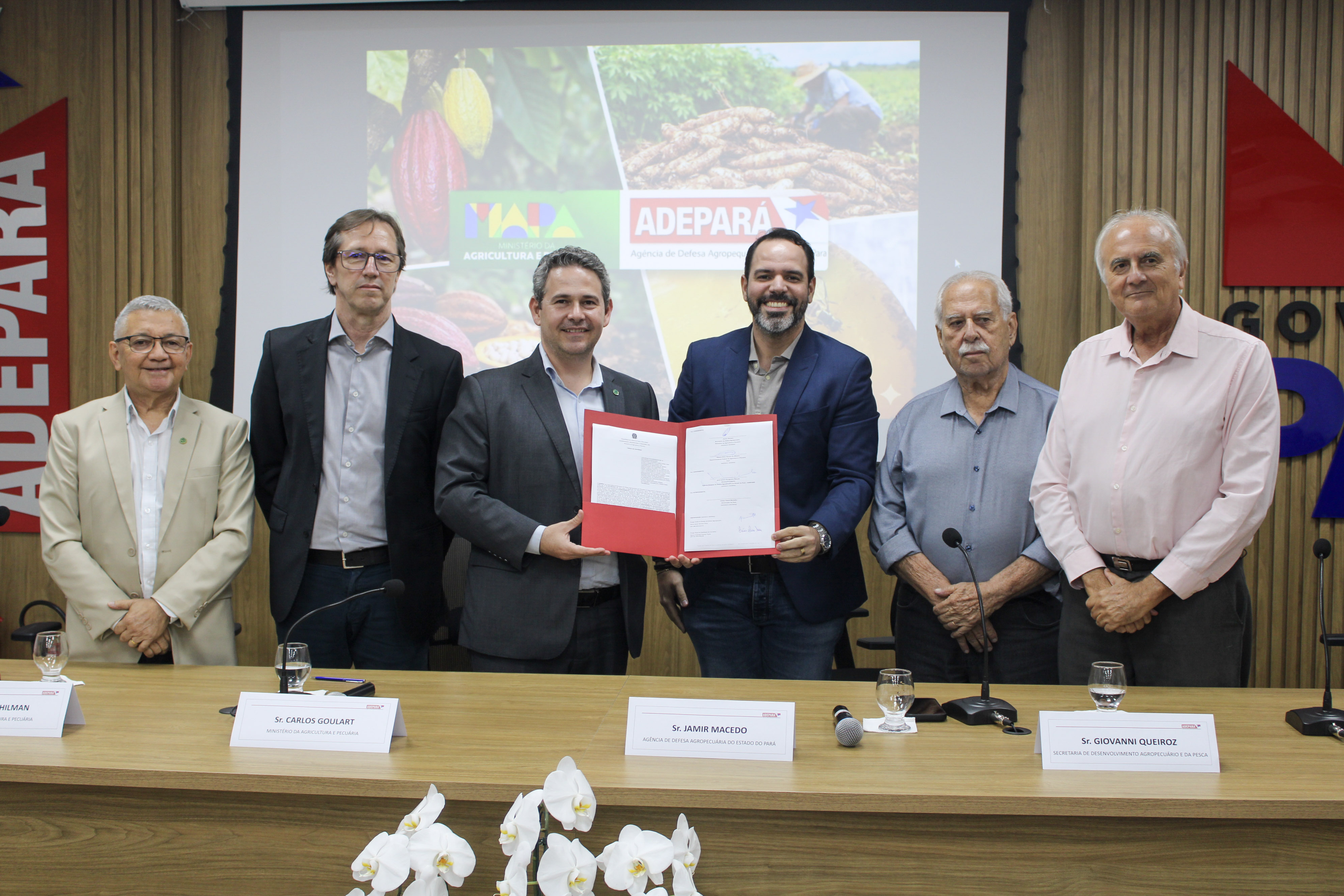 Diretores da Adepará e MAPA assinam convênio de cooperação