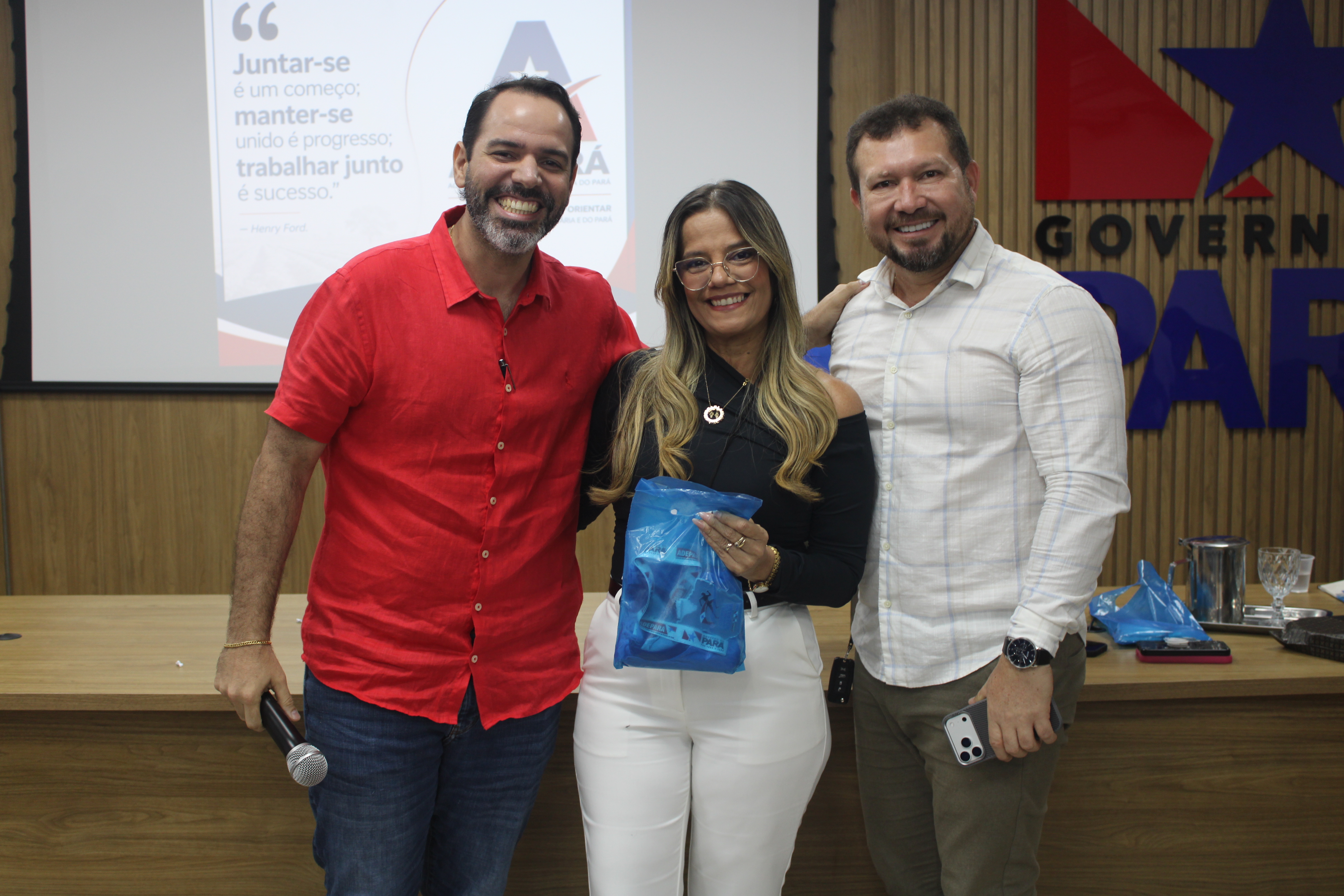 No final do evento, houve um sorteio de brindes para os servidores da Agência