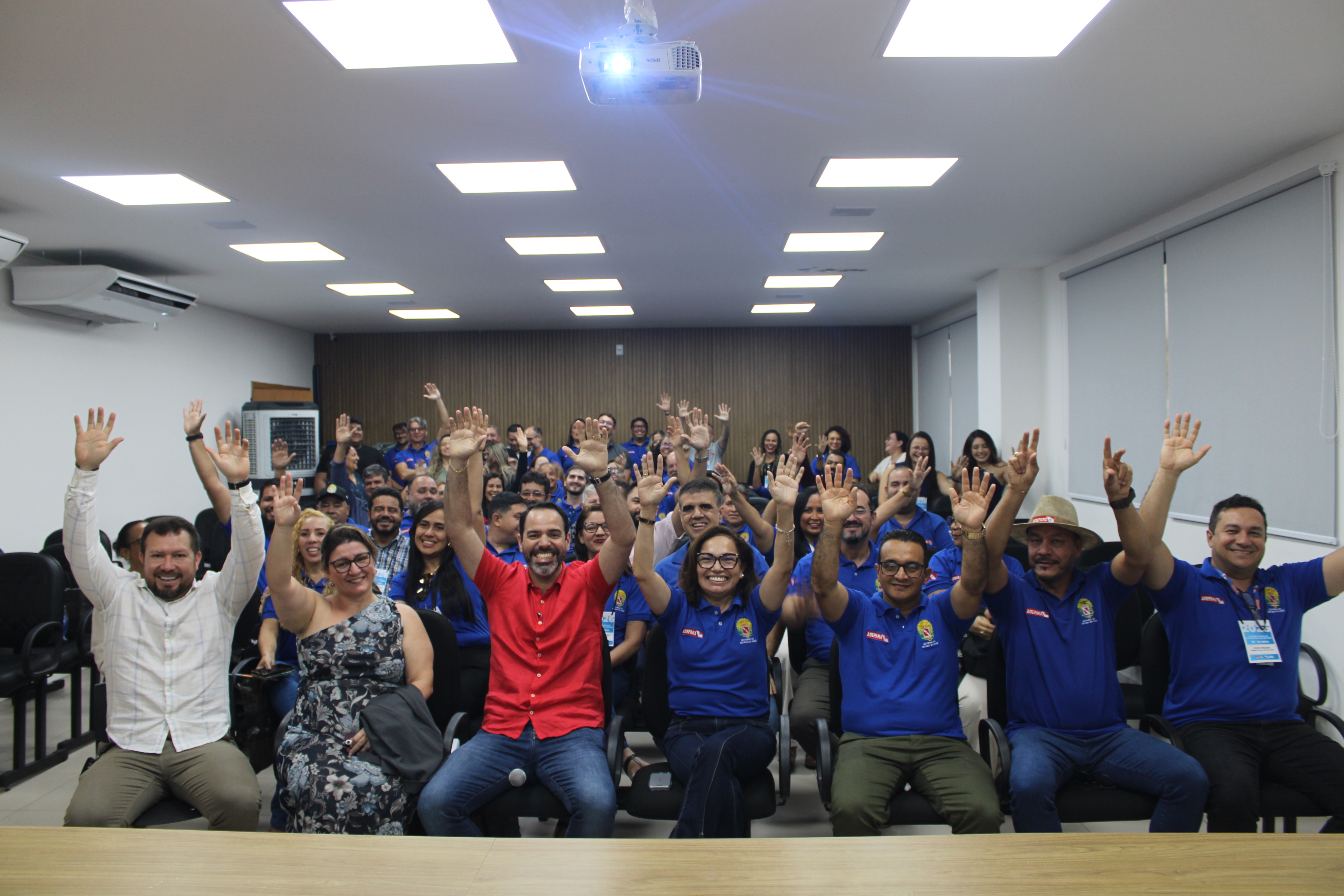 No final do evento, houve um sorteio de brindes para os servidores da Agência