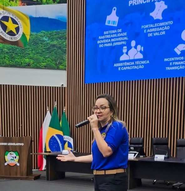 Barbra Lopes no evento em Canaã
