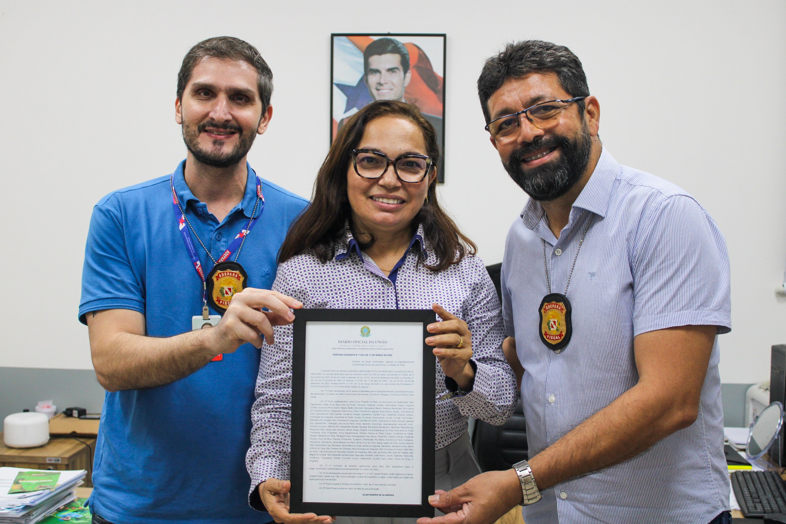 Rafael haber, Lucionila pimentel e Adalberto Tavares