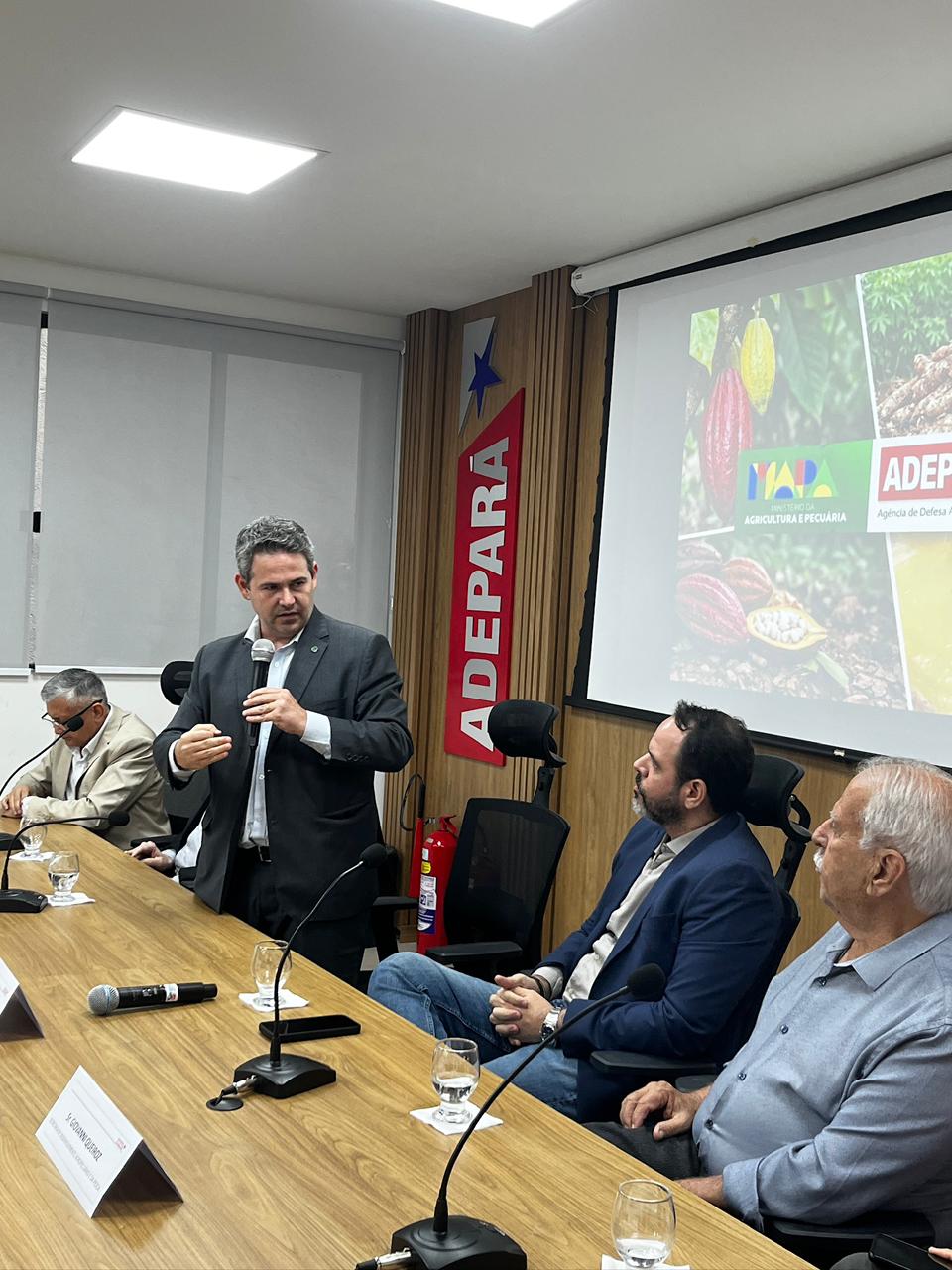 Assinatura de convênio Adepará e MAPA