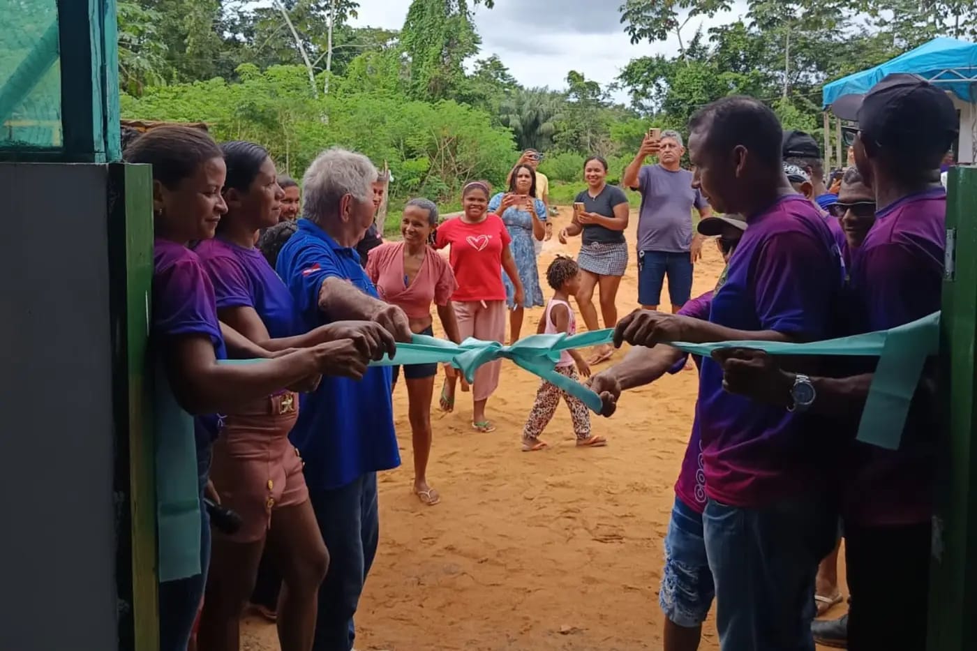 Inauguração da Casa de farinha 