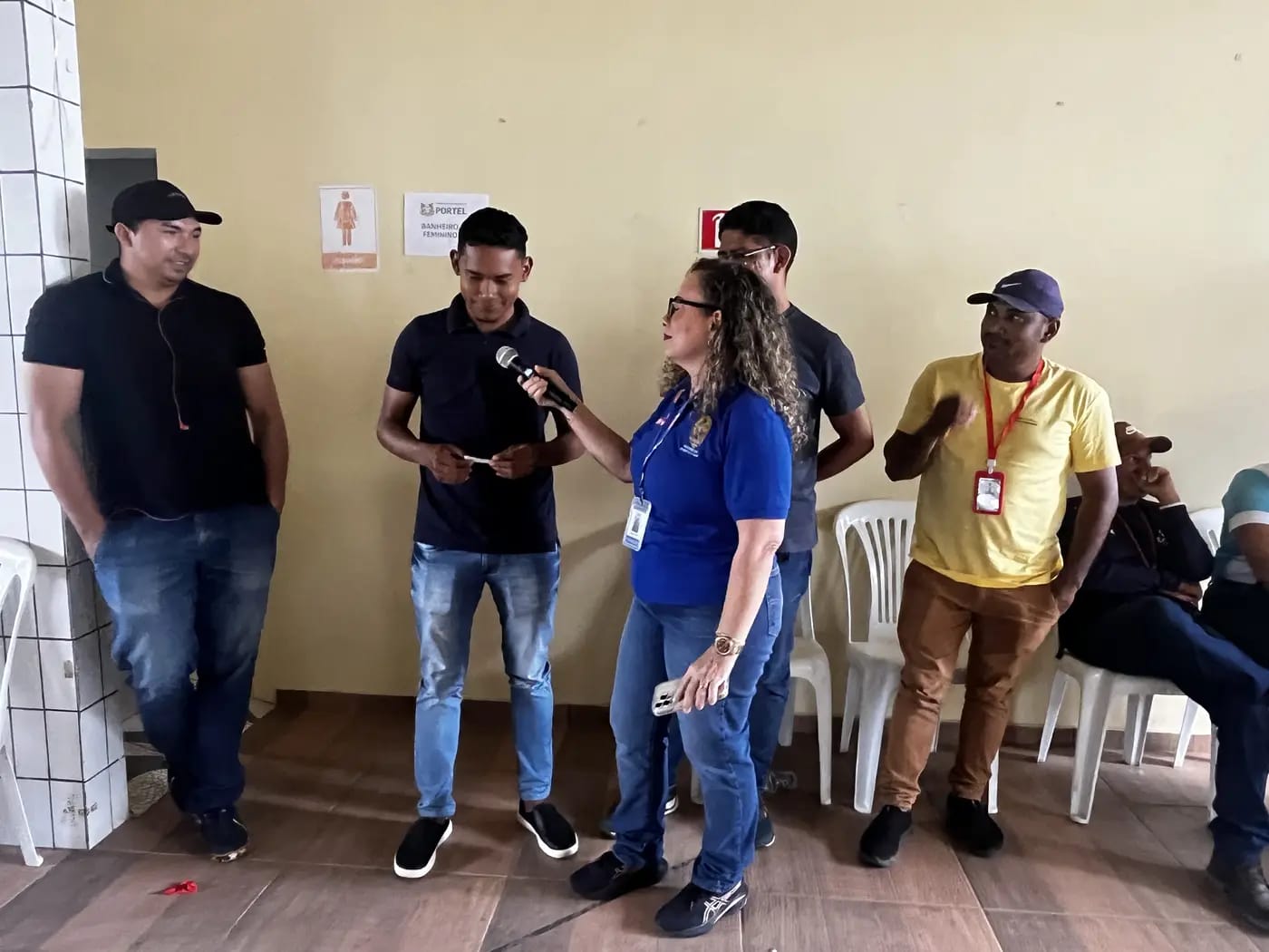 As ações envolveram dinâmicas educativas com os agentes comunitários de saúde