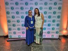 Lettiere Lima e Elaine Serrão, veterinárias da ADEPARÁ