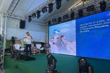 Josino Santos, diretor de defesa e inspeção animal, detalhou as diretrizes do programa