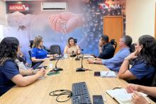 Reunião com a comitiva do Maranhão